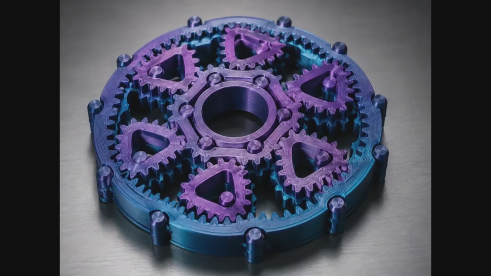 Load video: A mesmerizing mechanical collectible designed for tactile interaction, focus, and futuristic display.